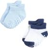 image:imageHudson Baby Unisex Baby NonSkid NoShow SocksBlue