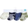 image:imageHudson Baby Unisex Baby NonSkid NoShow SocksBlue Tan