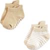 image:imageHudson Baby Unisex Baby NonSkid NoShow SocksBlue Tan