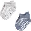 image:imageHudson Baby Unisex Baby NonSkid NoShow SocksBoy Asst Stripes