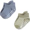 image:imageHudson Baby Unisex Baby NonSkid NoShow SocksBoy Asst Stripes
