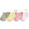 image:imageHudson Baby Unisex Baby NonSkid NoShow SocksGirl Asst Stripes