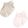 image:imageHudson Baby Unisex Baby NonSkid NoShow SocksMauve Neutral