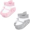 image:imageHudson Baby Unisex Baby NonSkid NoShow SocksPink Black