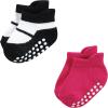 image:imageHudson Baby Unisex Baby NonSkid NoShow SocksPink Black