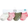 image:imageHudson Baby Unisex Baby NonSkid NoShow SocksPink Green