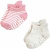 image:imageHudson Baby Unisex Baby NonSkid NoShow SocksPink Green