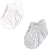 image:imageHudson Baby Unisex Baby NonSkid NoShow SocksSoft Pink Dot Stripe