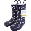 image:imageHudson Baby Unisex Baby Rain BootsNavy Ditsy Daisy