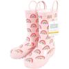 image:imageHudson Baby Unisex Baby Rain BootsPink Rainbows