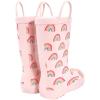 image:imageHudson Baby Unisex Baby Rain BootsPink Rainbows
