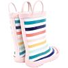 image:imageHudson Baby Unisex Baby Rain BootsSunset Stripe