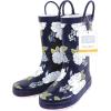 image:imageHudson Baby Unisex Baby Rain BootsWhite Peonies