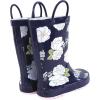 image:imageHudson Baby Unisex Baby Rain BootsWhite Peonies