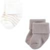 image:imageHudson Baby Unisex Cotton Rich Newborn and Terry Socks Taupe Sheep 06 Months