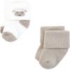 image:imageHudson Baby Unisex Cotton Rich Newborn and Terry Socks Taupe Sheep 612 Months