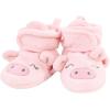image:imageHudson Baby UnisexBaby Cozy Fleece BootiesSlipper SockCow Pig