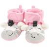 image:imageHudson Baby UnisexBaby Cozy Fleece BootiesSlipper SockElephant Zebra