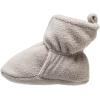 image:imageHudson Baby UnisexBaby Cozy Fleece BootiesSlipper SockNeutral Gray