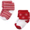 image:imageHudson Baby babygirls Cotton Rich Newborn and Terry Socks12 Days of Christmas