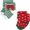 image:imageHudson Baby babygirls Cotton Rich Newborn and Terry Socks12 Days of Christmas Girl
