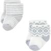 image:imageHudson Baby babygirls Cotton Rich Newborn and Terry SocksAztec 12pack