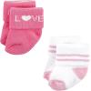image:imageHudson Baby babygirls Cotton Rich Newborn and Terry SocksBear Girl 12pack