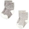 image:imageHudson Baby babygirls Cotton Rich Newborn and Terry SocksBeige Stripe 8 Pack