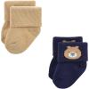 image:imageHudson Baby babygirls Cotton Rich Newborn and Terry SocksBlue Forest