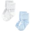 image:imageHudson Baby babygirls Cotton Rich Newborn and Terry SocksBlue Star