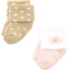 image:imageHudson Baby babygirls Cotton Rich Newborn and Terry SocksBlush Flower