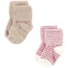 image:imageHudson Baby babygirls Cotton Rich Newborn and Terry SocksBlush Pink Stripe
