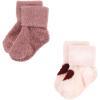 image:imageHudson Baby babygirls Cotton Rich Newborn and Terry SocksBurgundy Heart