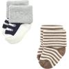 image:imageHudson Baby babygirls Cotton Rich Newborn and Terry SocksFootball