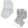 image:imageHudson Baby babygirls Cotton Rich Newborn and Terry SocksGray Stripe 8 Pack