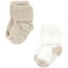 image:imageHudson Baby babygirls Cotton Rich Newborn and Terry SocksGray Taupe Stripe