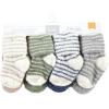 image:imageHudson Baby babygirls Cotton Rich Newborn and Terry SocksGreen Blue Stripe