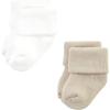 image:imageHudson Baby babygirls Cotton Rich Newborn and Terry SocksMauve Sage Dot