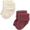 image:imageHudson Baby babygirls Cotton Rich Newborn and Terry SocksMauve Sage Dot