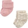 image:imageHudson Baby babygirls Cotton Rich Newborn and Terry SocksMauve Taupe
