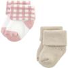 image:imageHudson Baby babygirls Cotton Rich Newborn and Terry SocksMauve Taupe