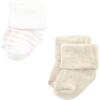 image:imageHudson Baby babygirls Cotton Rich Newborn and Terry SocksMauve Taupe