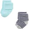image:imageHudson Baby babygirls Cotton Rich Newborn and Terry SocksMint Whale