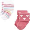 image:imageHudson Baby babygirls Cotton Rich Newborn and Terry SocksModern Rainbow