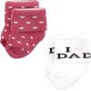 image:imageHudson Baby babygirls Cotton Rich Newborn and Terry SocksMom and Dad Girl Pink Black 12pack