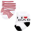 image:imageHudson Baby babygirls Cotton Rich Newborn and Terry SocksMom and Dad Girl Red Black 12pack