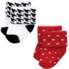 image:imageHudson Baby babygirls Cotton Rich Newborn and Terry SocksMom and Dad Girl Red Black 12pack