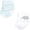 image:imageHudson Baby babygirls Cotton Rich Newborn and Terry SocksMom and Dad Gray Mint 12pack