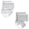 image:imageHudson Baby babygirls Cotton Rich Newborn and Terry SocksMom and Dad Gray Mint 12pack