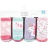 image:imageHudson Baby babygirls Cotton Rich Newborn and Terry SocksMulticolor Unicorn